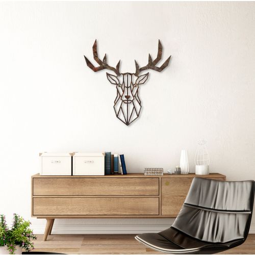 Wallity Metalna zidna dekoracija Rusty Deer 1 slika 3