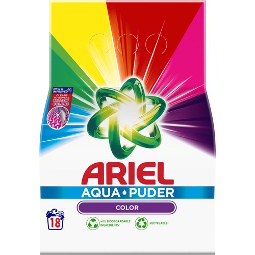 Ariel prašak za rublje color 18 pranja Polybag, 1,17kg slika 1