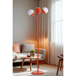 Opviq Podna lampa 364, bijela, narančasta