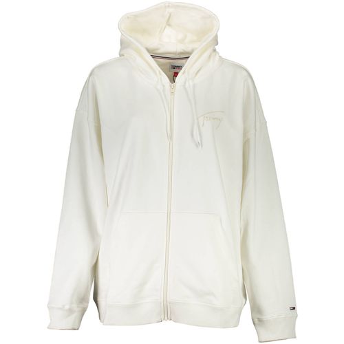 TOMMY HILFIGER SWEATSHIRT WITH ZIP WOMAN WHITE slika 1