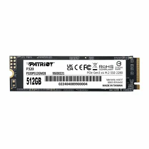 Patriot P320 3000MBs/2200MBs P320P512GM28 SSD M.2 NVMe 512GB 