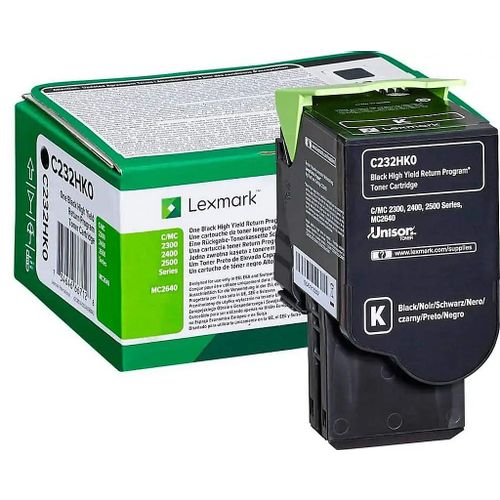 TONER LEXMARK C232HK0 BLACK 3K slika 1