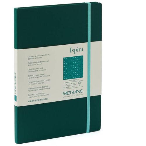 Notes Fabriano Ispira tvrde korice A5 85g 96L crte green 19714805 slika 2