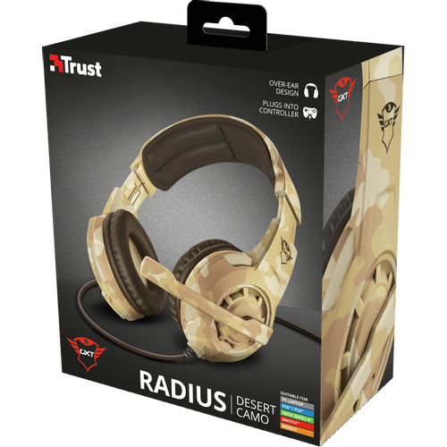 Trust gaming slušalice za PS4/PS5 GXT310D Radius desert camo (22208) - EOL slika 7