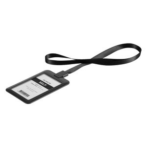 SELF,plast.uložak za ident.karticu s trakicom,crni