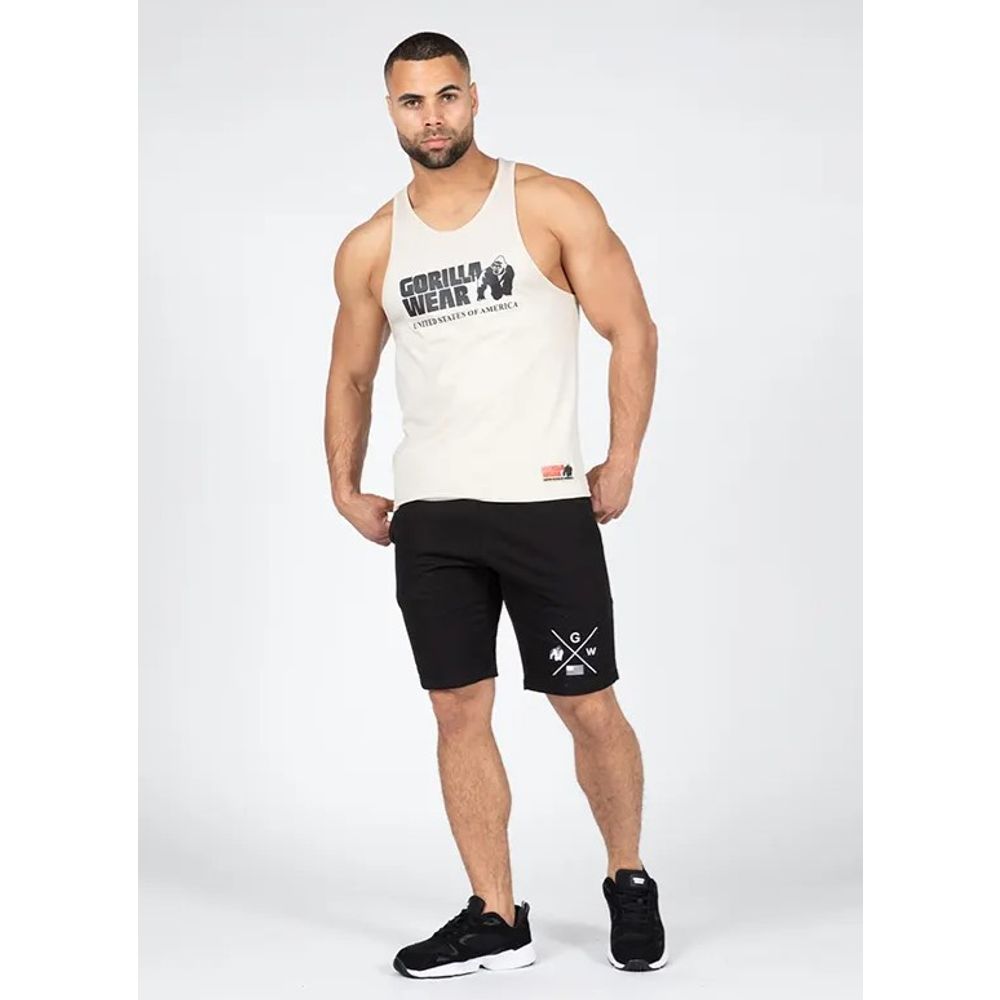 Gorilla Wear CLASSIC Majica bez rukava, Bež slika 4