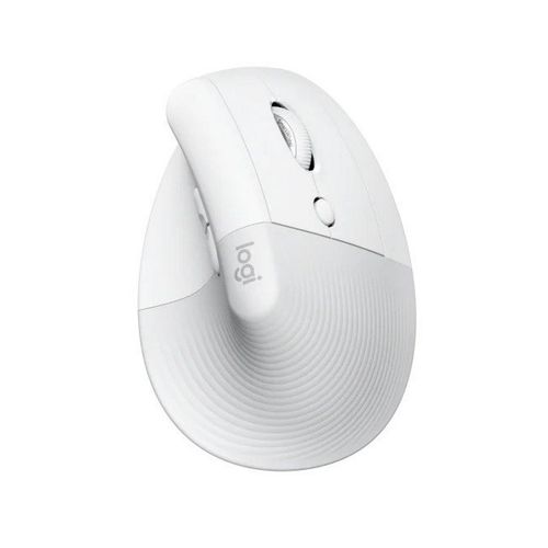 LOGITECH Lift Vertical Ergonomic Wireless miš beli slika 1