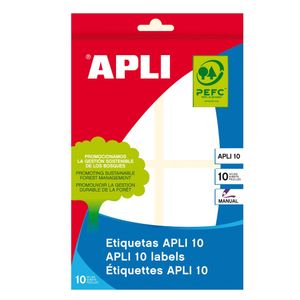 APLI naljepnica  10l za ručni ispis 40x75mm 1655