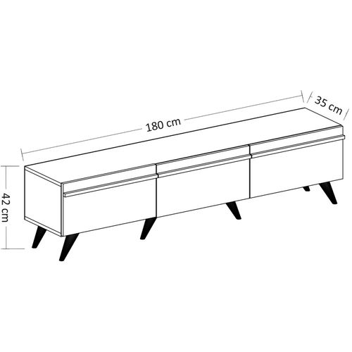 Amsterdam - Crystal Crystal TV Stand slika 6