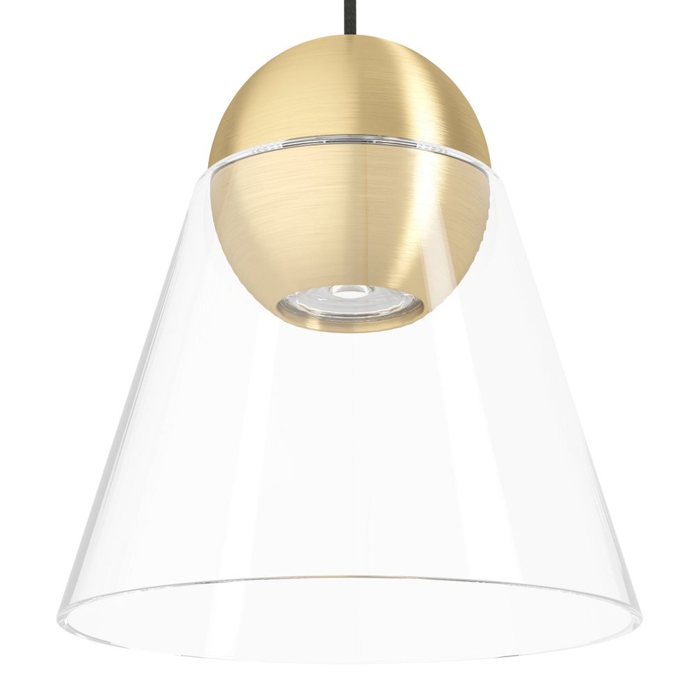 Eglo viseća lampa cerasella gu10 1x4,5w brušeni mesing/prozirno v:1100mm o200mm slika 4