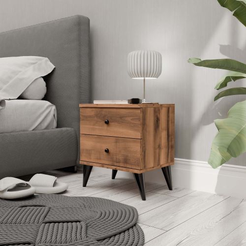 Mona 3724 Walnut Nightstand slika 1