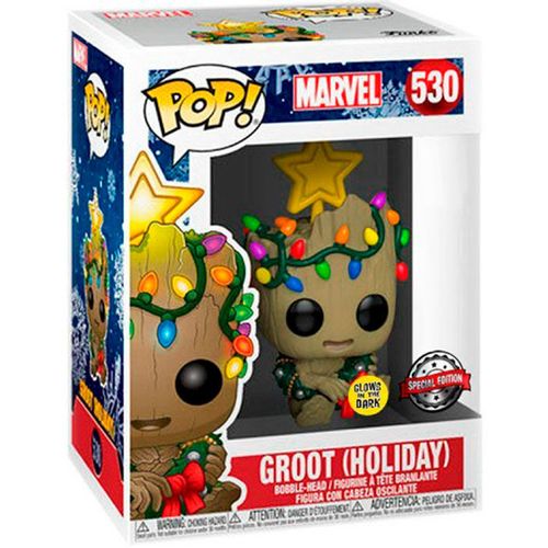 POP figure Marvel POP Marvel Groot Holiday Christmas Exclusive slika 3