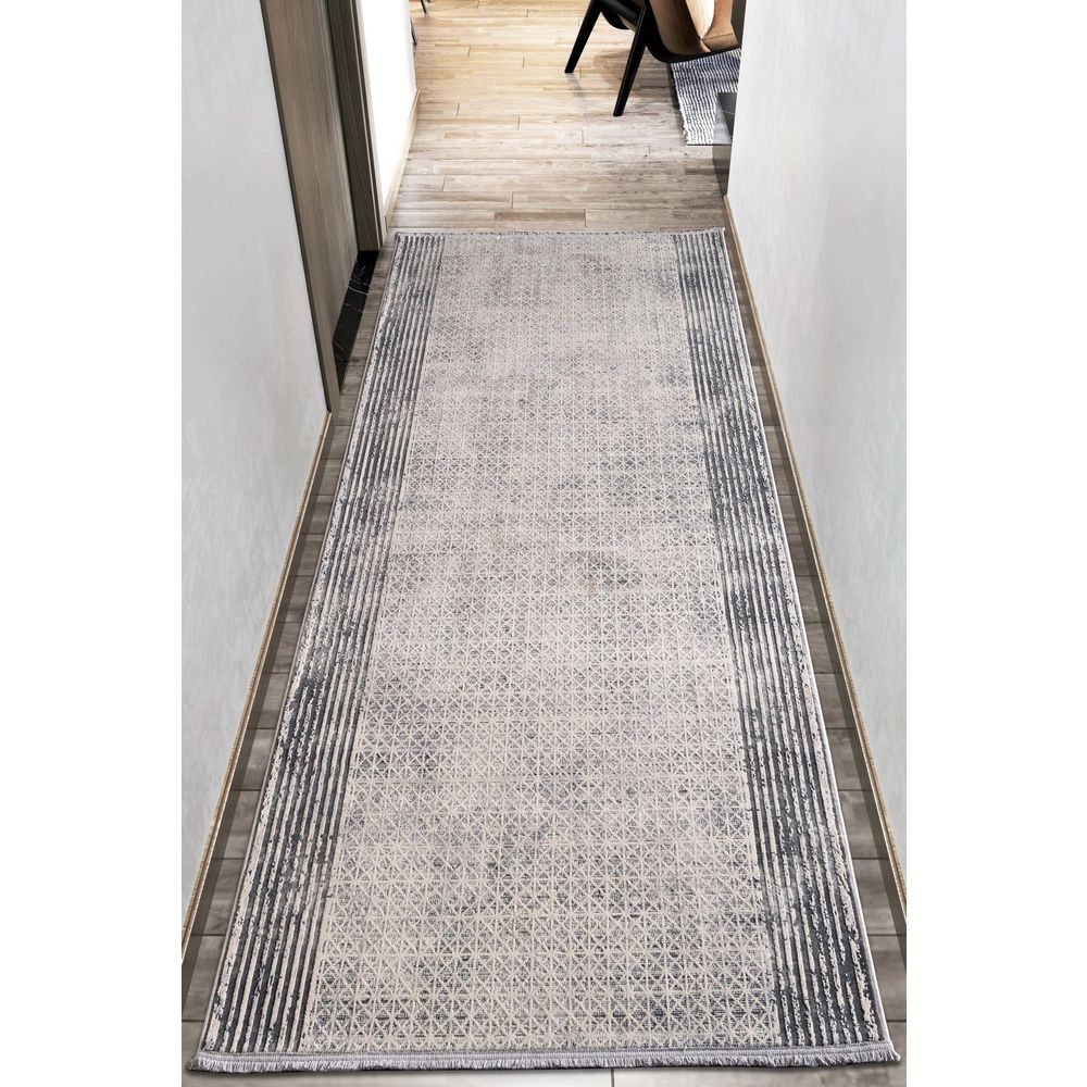 Granada - Tepih za Dvoranu 6078 Siva (80 x 450 cm) slika 1