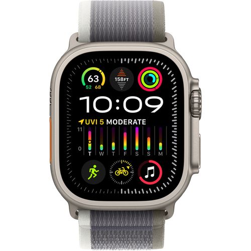 Apple Watch Ultra 2 GPS+Cellular 49mm Titanium Case/Green-Grey Trail Loop S/M MRF33SE/A Pametni sat slika 2