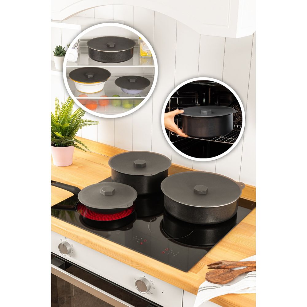 Set Organizera od Antracitnog Silikona (3 Komada) slika 1