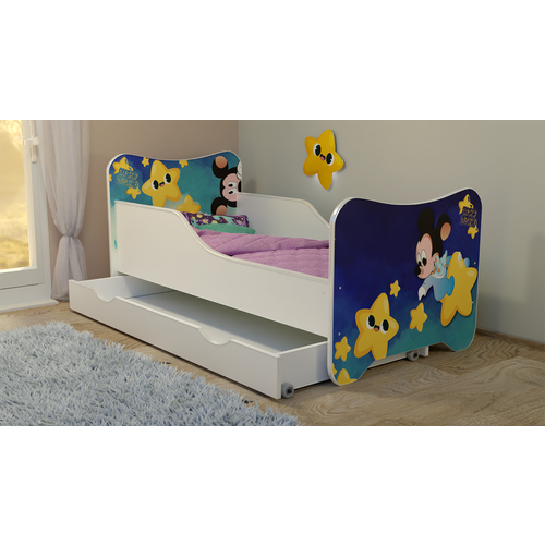 Dečiji Krevet 160X80Cm Happy Kitty + Fioka Lucky Mickey slika 1