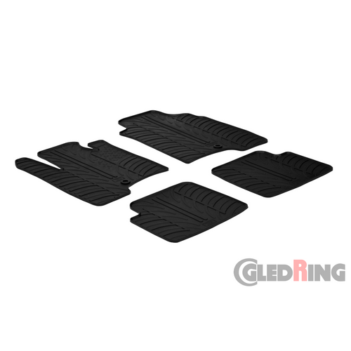 Gledring gumeni tepisi za Fiat Panda 2012-2014/5 doors & 4x4 slika 1