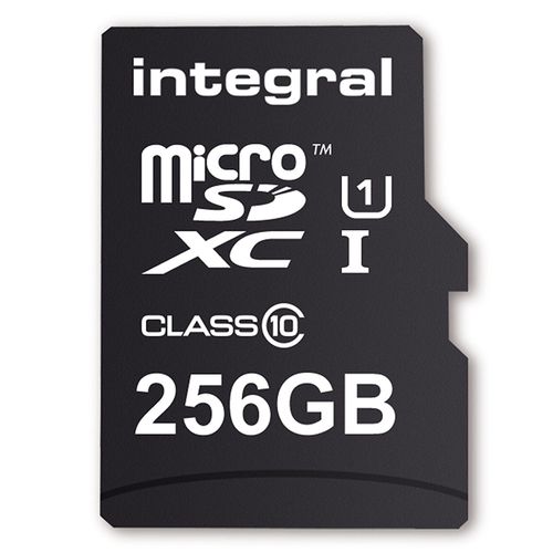 Integralna memorijska kartica od 256GB za pametne telefone i tablete, Micro SDXC Class10 UHS-I U1, brzina čitanja 90MB/s + SD adapter slika 3