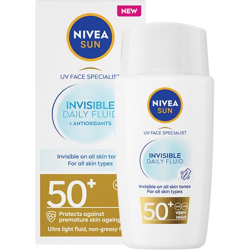 NIVEA Sun UV Face Specialist Invisible Daily lagani fluid za zaštitu kože lica od sunca SPF 50+ 40ml slika 1