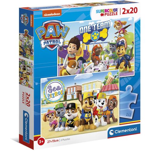 Paw Patrol puzzle 2x20kom slika 2