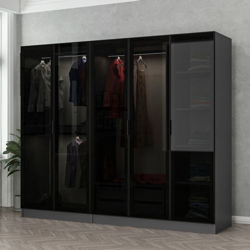 Kale - 6091 Anthracite
Black Wardrobe slika 1