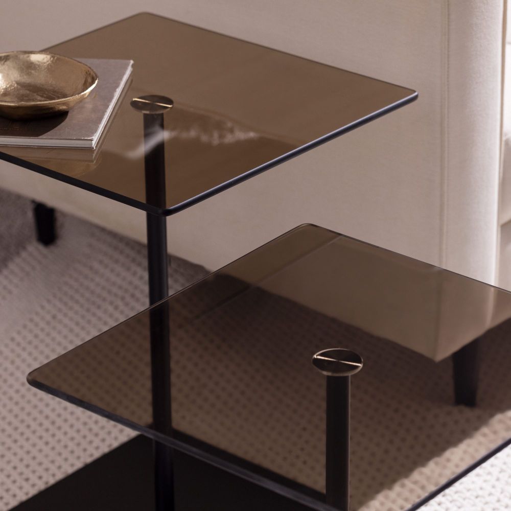 Kafa Stol Elegante 2 - Crni i Brončani slika 2