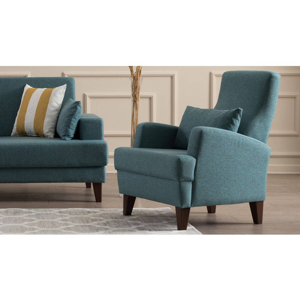 Kana Bergere - Tirkizna Wing Chair slika 2