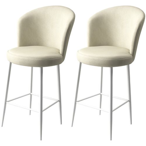 Fora - Cream, White Cream
White Bar Stool Set (2 Pieces) slika 1