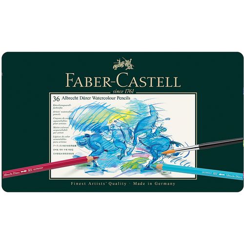 Drvene bojice Faber Castell Albrecht Durer 1/36 117536 metalna kutija slika 1