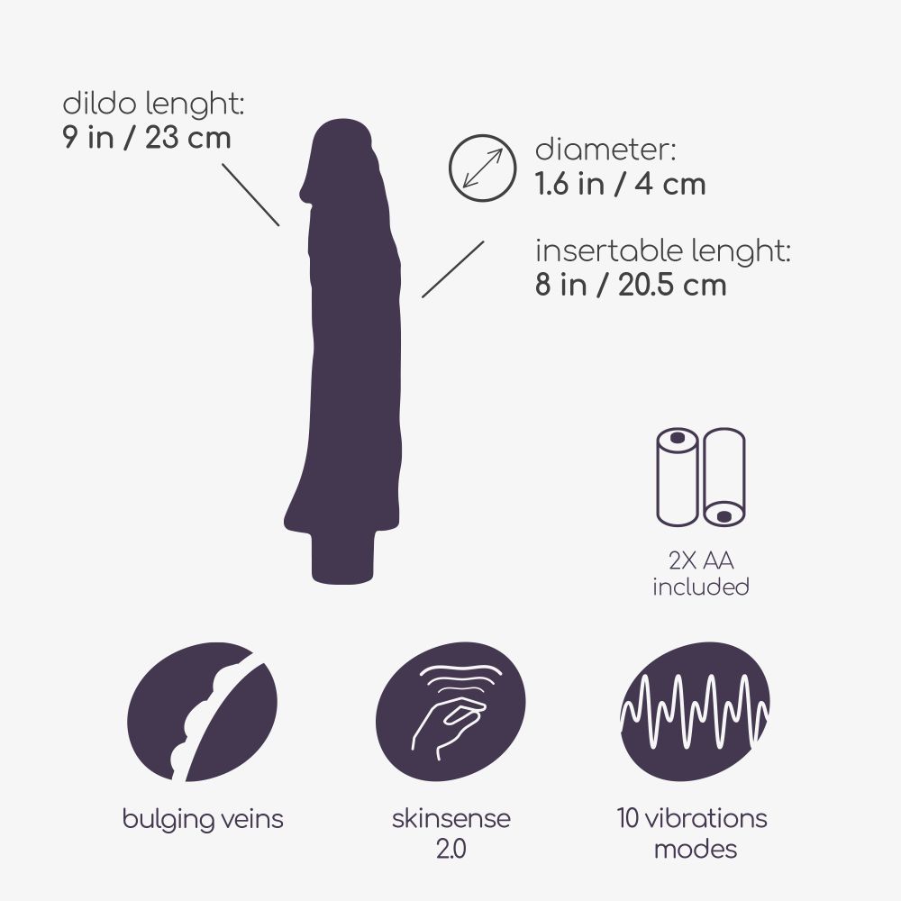 Realistični vibrator Crushious - Casanova slika 7