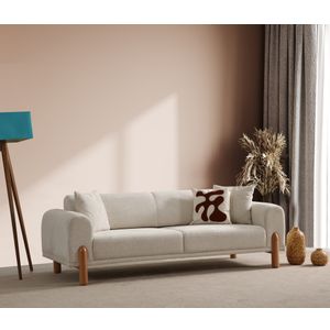Lyke 3-Sjedalna Sofa na Razvlačenje - Krem