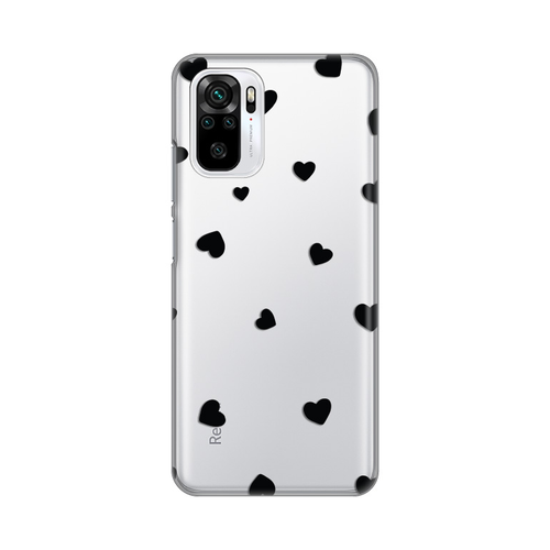 Torbica Silikonska Print Skin za Xiaomi Redmi Note 10 4G/10s Hearts slika 1