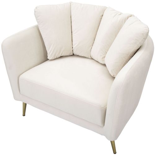 Mauro Ferretti Naslonjač ARMCHAIR KIEV CREAM cm 88X77X74 slika 4