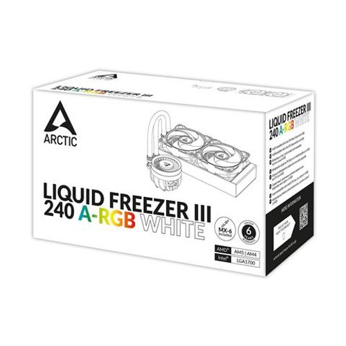 Vodeno hlađenje za procesor Arctic Liquid Freezer III 240 A-RGB (bijelo) slika 1