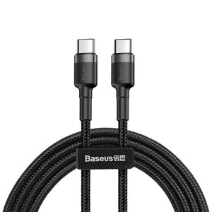 Baseus Cafule kabel pletena žica USB-C PD / USB-C PD PD2.0 60W 20V 3A QC3.0  2m