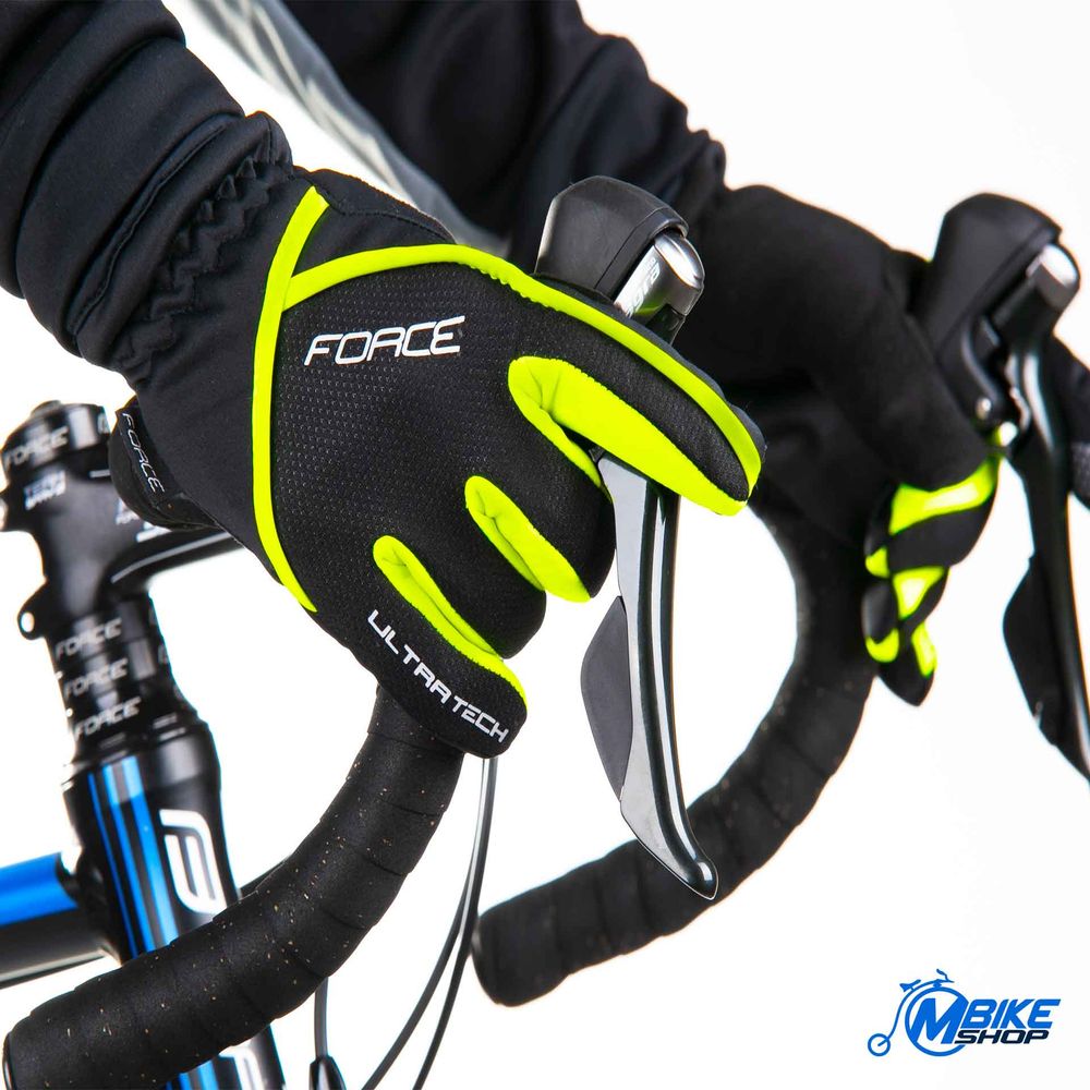 Force Zimske rukavice za biciklizam Ultra Tech Fluo L slika 2