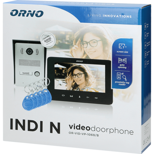 Orno Video interfon 7", set, Indi N - OR-VID-VP-1069/B slika 2