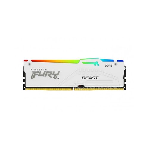 Kingston DIMM DDR5 32GB (2x16GB kit) 6800MT/s KF568C34BWEAK2-32 FURY Beast White RGB EXPO slika 3