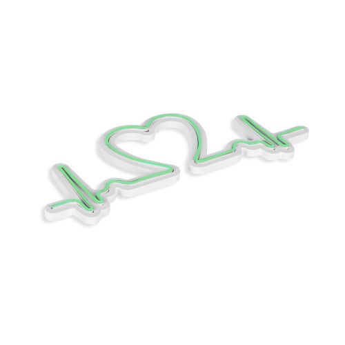 Wallity Ukrasna plastična LED rasvjeta, Love Rhythm - Green slika 5