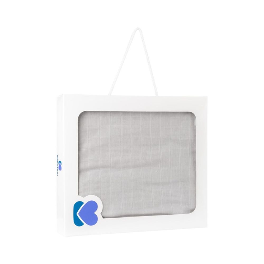 Kikka Boo Deka od muslina 120x120cm, Grey slika 1