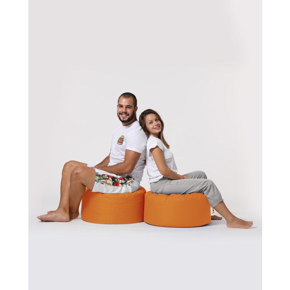 Okružni Pouf - Narančasti Vrt Pouffe slika 9