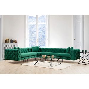 Atelier Del Sofa Kutna garnitura, zelena, Como Right - Green