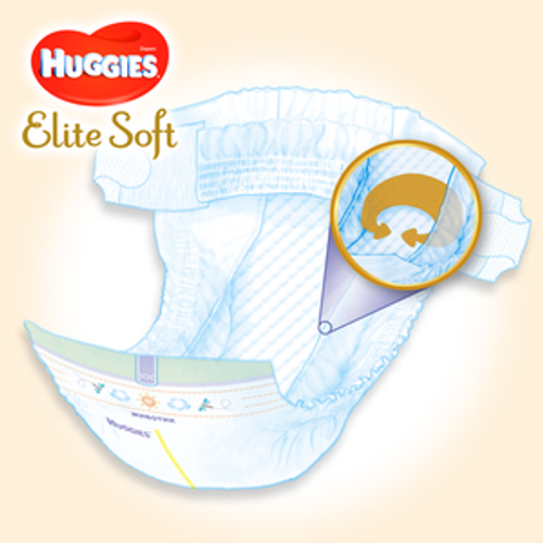 Huggies pelene  EliteSoft Jumbo pakovanje veličina 2  slika 3