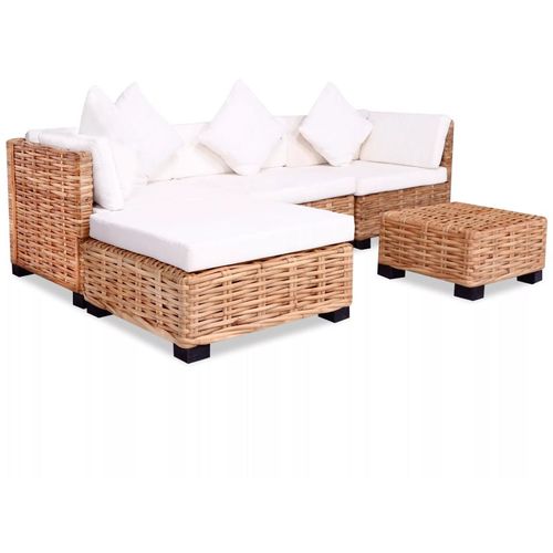 Sofa Set 14 kom Prirodni Ratan slika 10