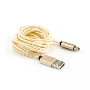 SBOX kabel  USB->TYPE C M/M 1,5M Fruity zlatni