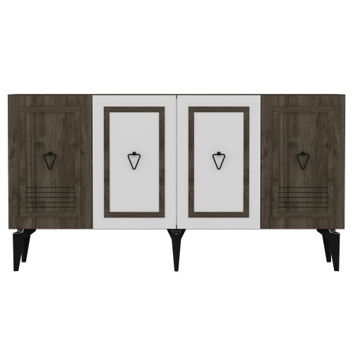 Asya - Walnut, White Walnut
White Console slika 4