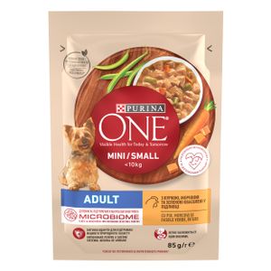 Purina ONE® Adult s okusom piletine, mrkve i mahuna, 26x100g (paket) 