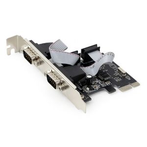 Gembird SPC-22 Serial Port x2 PCI-Express add-on card, with low-profile bracket