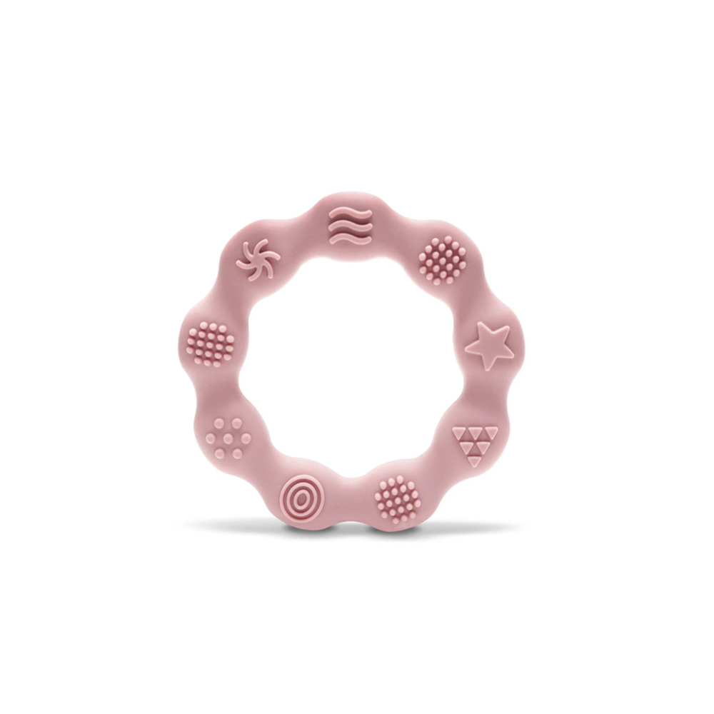 Lorelli Silikonska glodalica Ring, Roze slika 2