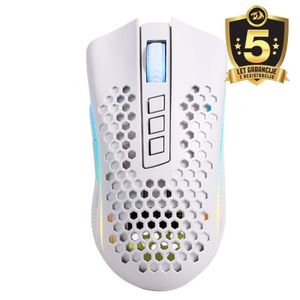 MOUSE - REDRAGON STORM PRO M808 WIRELESS/WIRED - WHITE